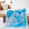 Starry Sky Wish Thickened Lamb Wool Crystal Fleece Blanket Blanket