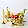 1/12 Scale Miniature Piano Guitar Violin Drum Instrument Model  Kids Toy