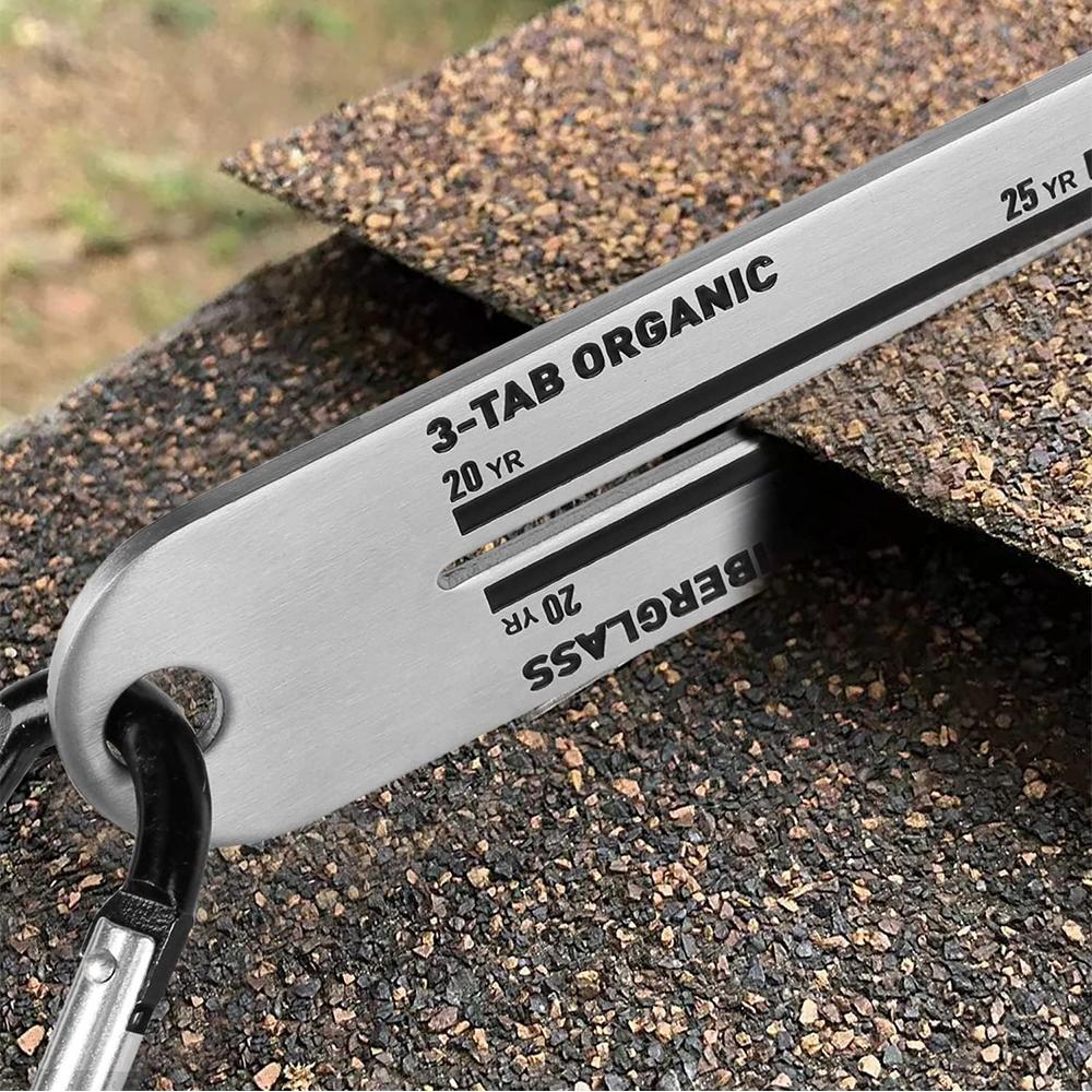 2pcs Shingle Gauges with Mountaineering Buckle for Measuring and Analyzing