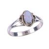 Natural Australian Opal Gemstone 925 Solid Sterling Silver Gift Ring S.10 I7y71