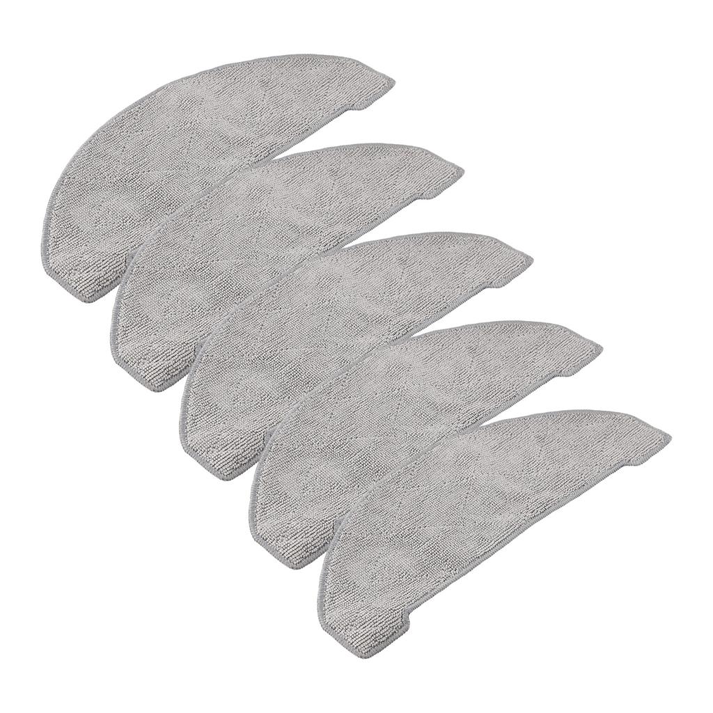 5 Pack of Replacement Mop Cloths Designed for Ultenic For T10 Lite Robot Vacuum Cleaner Quick Installation and Use