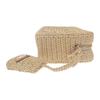 PRADA  1BH196 Shoulder Bag natural/beige Raffia/leather Women