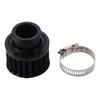 1Pc 25mm Air Intake Filter Schwarz Universal Filter Teile Verstellbare Klemme Für Auto