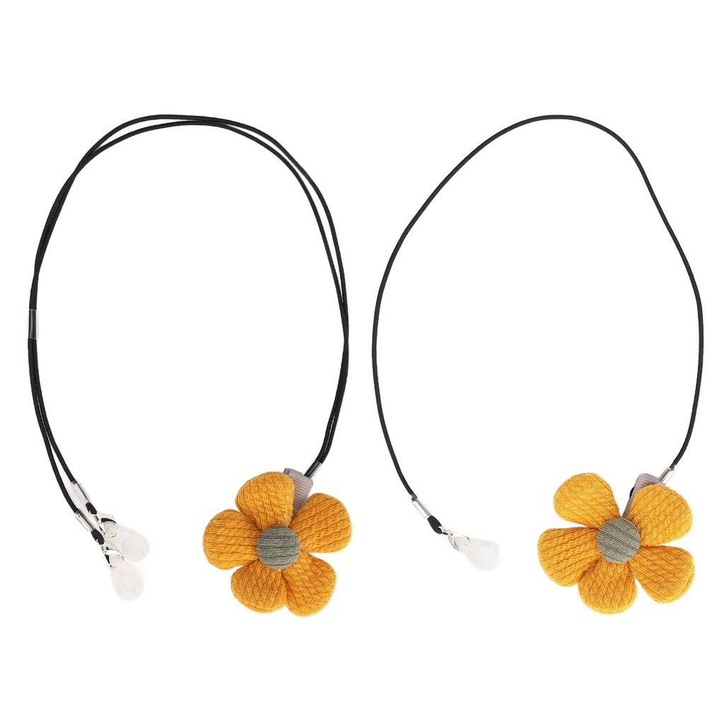 Hearing Aid Clip Prevent Lost Cute Flower Design Fixing Strap Hearing Aid Lanyard for Seniors Childr