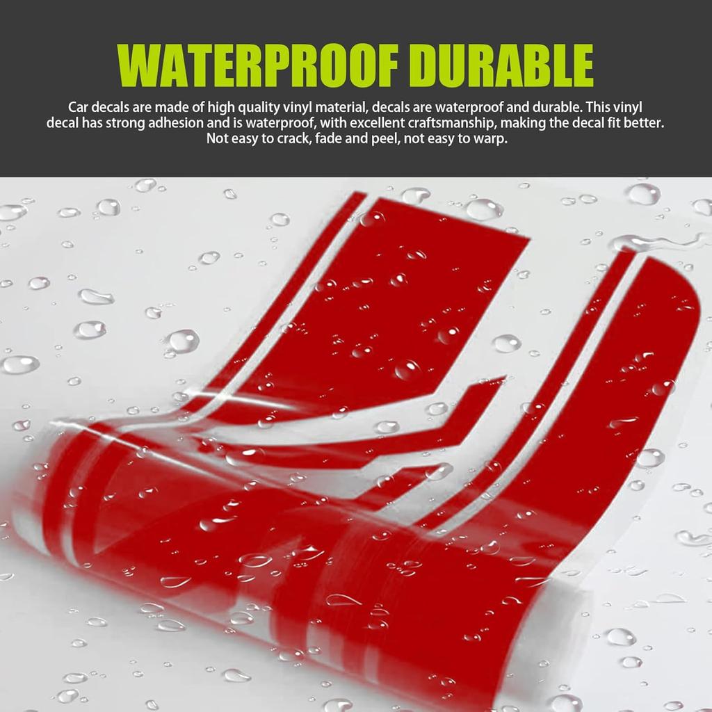 2 PCS Car Side Skirt Decals, 88.58" X 4.52" Long Stripes Stickers, PVC Auto Personalized Stickers, Waterproof Body Decoration, Universal For Most