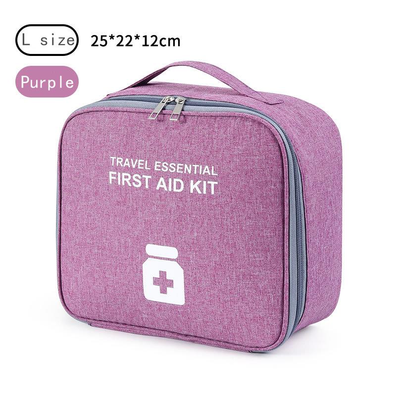 Medicine Bag Home Family First Aid Kit Large Capacity Medicine Organizer Storage Bag Travel Survival Emergency Empty Portable