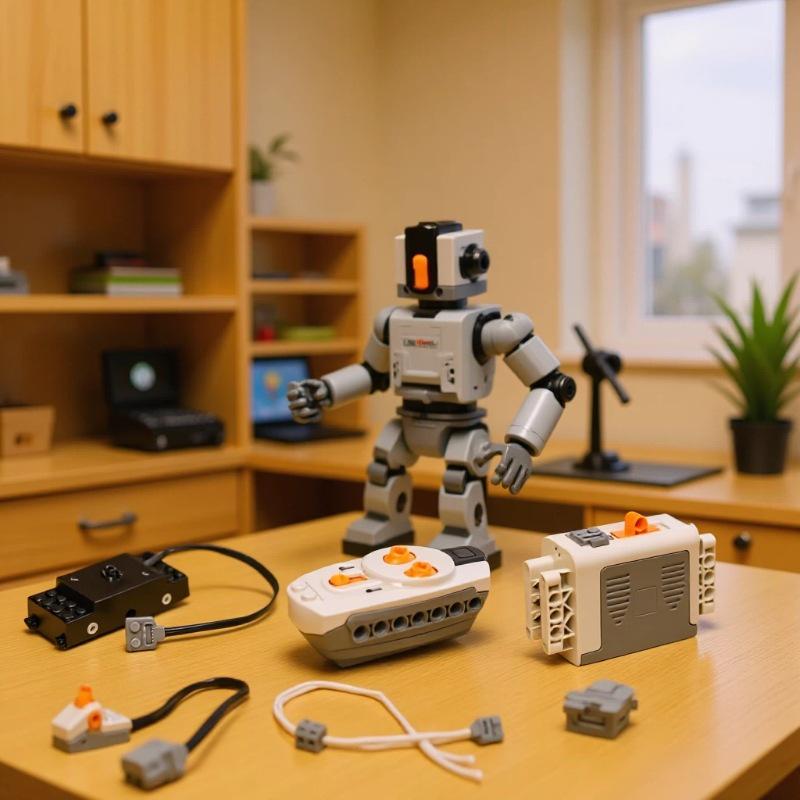 Cross-border MOC Tech Building Blocks: Motor Power Group with XL Motor & Monster Lithium Battery