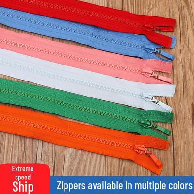 Sanli 90cm Double-Head Resin Zipper for Jackets and Coats
