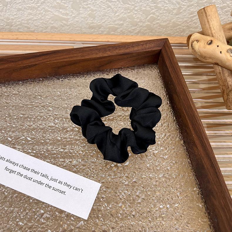 

UXSL Высококачественная однотонная шелковистая атласная большая резинка для волос, повязка на голову, женские элегантные резинки для волос, держатель для хвостика, резинка для волос, резинка