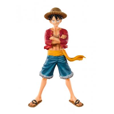 Figuarts ZERO ONE PIECE Luffy con sombrero de paja (versión de reventa) aprox.. Figura movible pintada de PVC y ABS de 140 mm