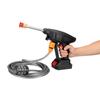 30BAR 120W Tragbare kabellose Hochdruck-Autowaschwasserpistole Haushaltswasserwaschreinigerpistole + Batterie