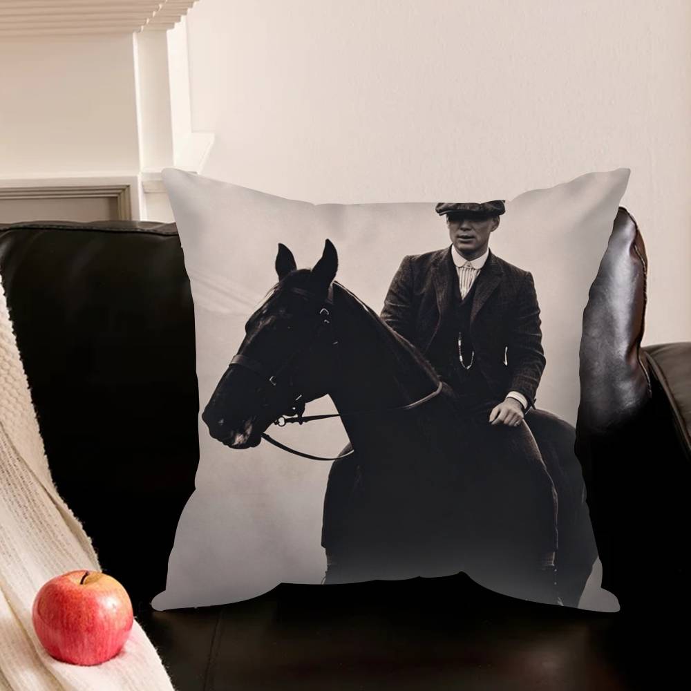 P-Peaky B-Blinders Tv Pillowcase Living Room Sofa Cushion Cover Bedroom Room Bed Pillow Cover Home Decoration
