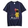 Men's Brand T-shirts Tops Funny Black Cat Tshirts Graphic T Shirts Harajuku Streetwear Hip Hop T Shirt Clothing Horror Cat Tees T-Shirts Men’s