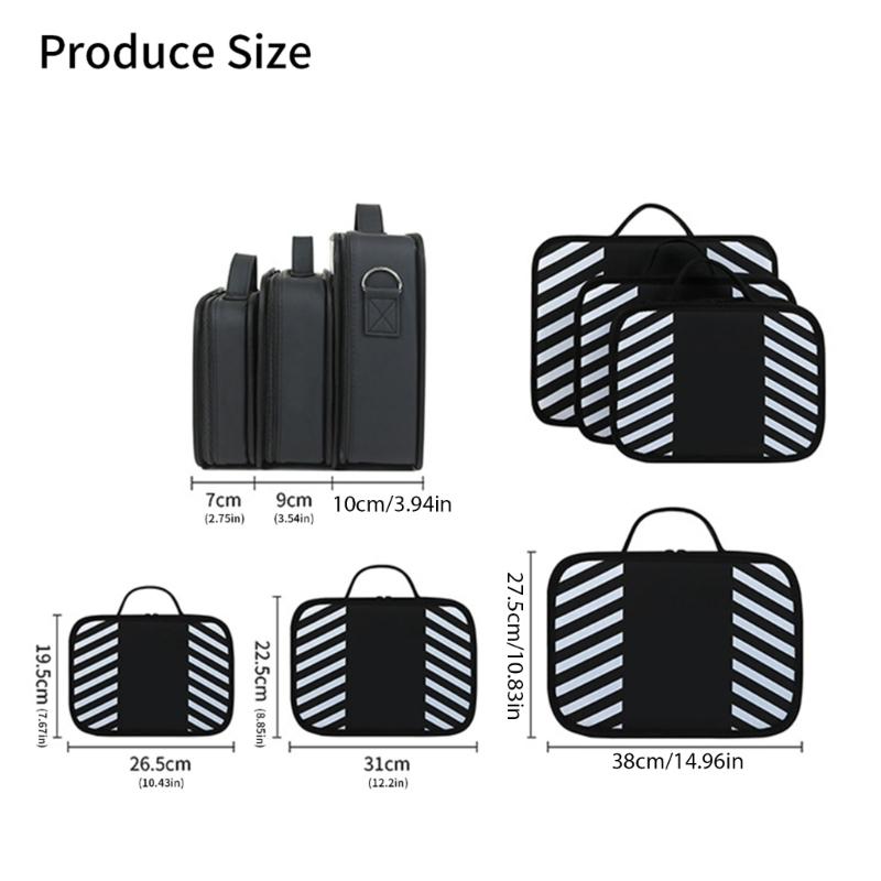 Barber Salon Haridressing Bag Haircut Scissor Bag Multifunction Storage Organizer Hair Styling Accessories Carrying Case