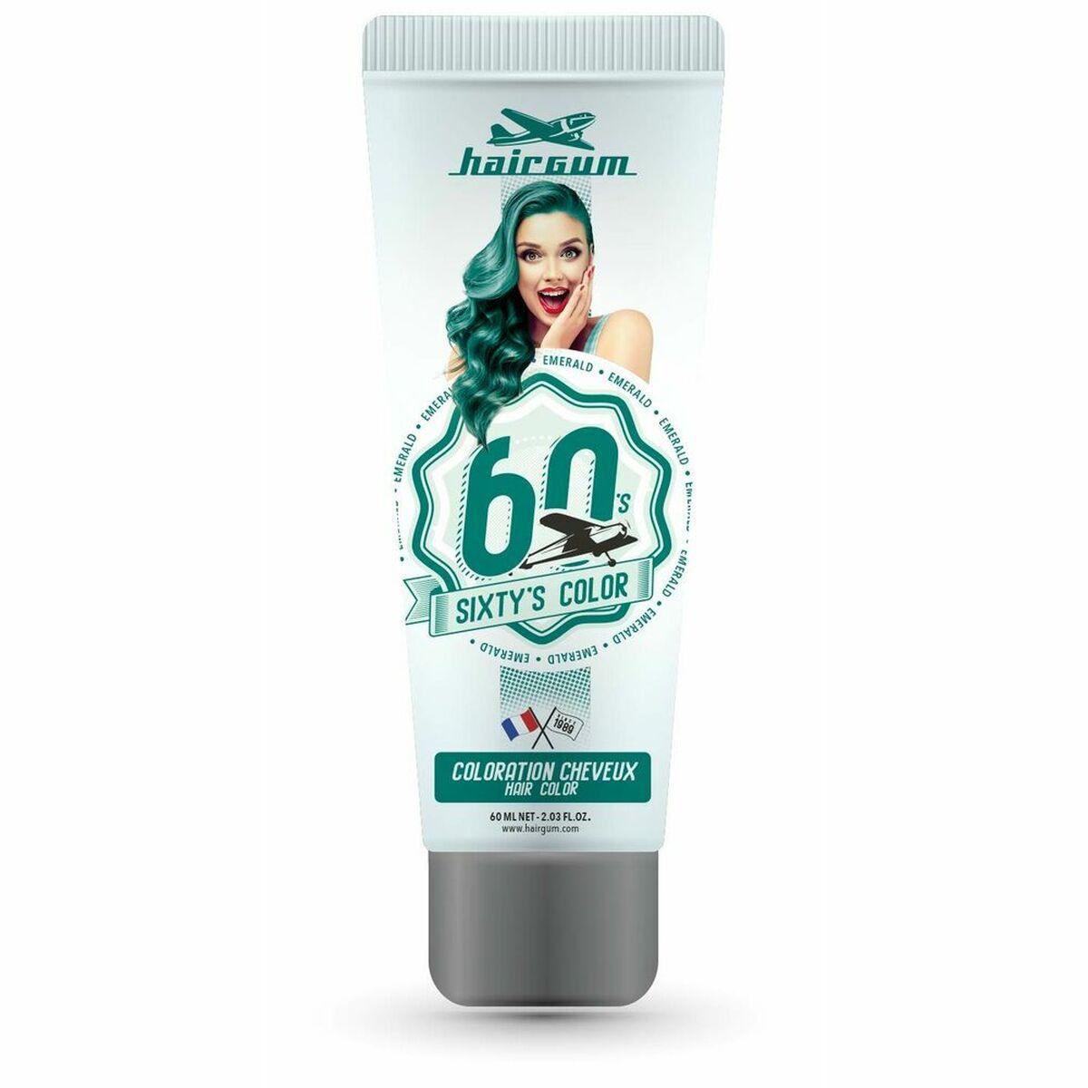 

Полуперманентное окрашивание Hairgum Sixty s Color Изумрудно-зеленый (60 мл)