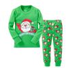 Children's Home Wear Pajamas Set Long-sleeved Tops And Long Pants Two-piece Coat Play Christmas Clothes