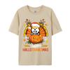 Akita Inu Happy Hallo Thanksmas Hallo Anime T Shirt Novelty Fitted Men T Shirt Print Cotton Grey Shirt Graphic Tee