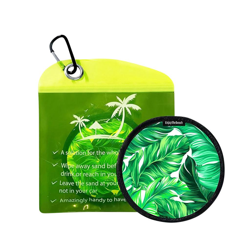 Odstraňovač písku z pláže Guma na písek Kulatá taška na odstraňování písku Nezbytnost pro letní dovolenou Plážové cestovní věci
