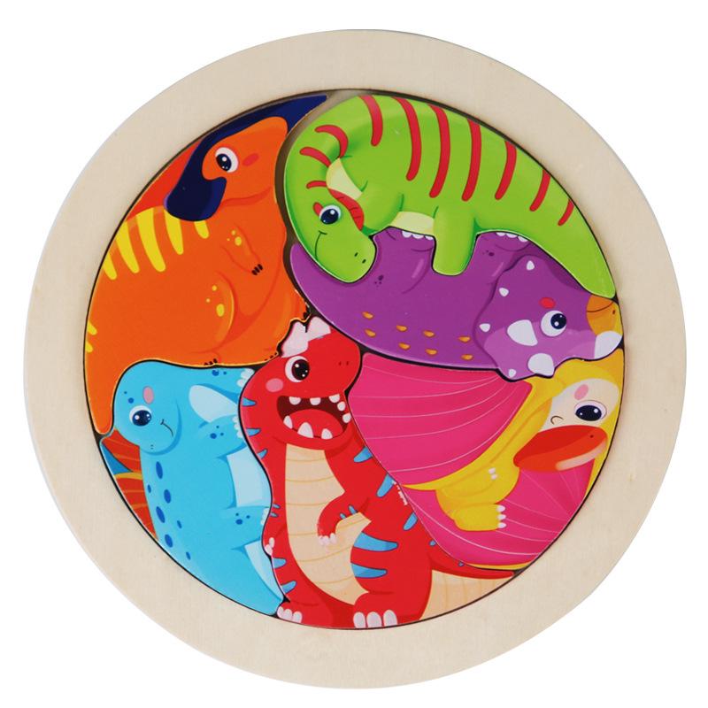 3D Cartoon Stereoscopic Puzzle: Creative DIY Toy for Early Education