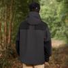 Spring and Autumn Couple Outdoor Splicing Contrasting Color Jacket Windproof Waterproof Loose Thin Men's and Women's Jacket