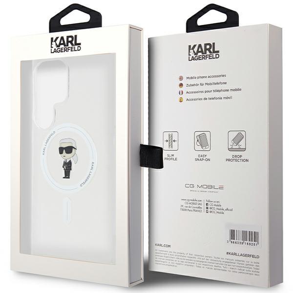 Karl Lagerfeld Klhms23Lhfcknot S23 Ultra S918 Transparent Hardcase Iml Ikonik Magsafe
