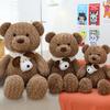 Cute Hug Baby Teddy Bear Plush Toy Girl Bed Sleeping Doll Warm Heart To Accompany Girlfriend Birthday