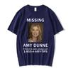 Amy Dunne Missing Poster Hip Hop Rapper Men Women T-shirt 100% Cotton