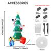 8.2FT Inflatable Christmas Tree Santa Claus Snowman Gift Box Toy Xmas Yard Decoration Festive Gift LED Lit Supplie Home Ornament
