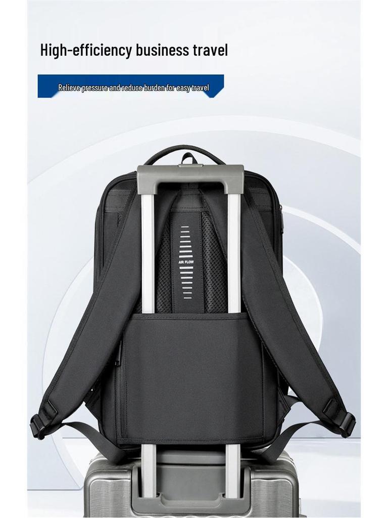 Unisex Water-resistant Travel Laptop Backpack for Business, Outdoor, and School Use