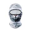 Balaclava Estampada de Animal Gato Cachorro Gorila Máscara Facial Unissex Adulto Esportes e Festa Fantasia Capuz para Cosplay ao Ar Livre