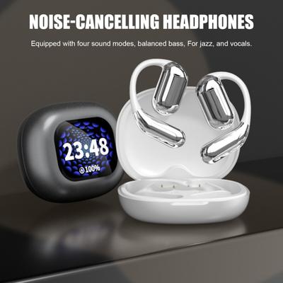 Bluetooth-compatible Wireless Earphones Stereo Sound Noise Reduction Lightweight Design Waterproof Sports Earbuds