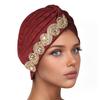 Women Headscarf Elastic Head Circumference Twisted Design Turban Hat