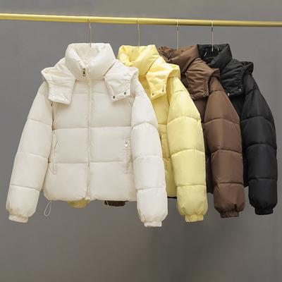 Cotton-padded Jacket, Winter Down-padded Jacket, New Cotton-padded Jacket, Korean Style Loose Bread Coat, Short Student Jacket for Women