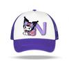 Kuromi Girls Baseball Caps English Letters Cartoon Hat Children Casual Hat Cute Sanrios Adjustable Peaked Cap Kids Birthday Gift