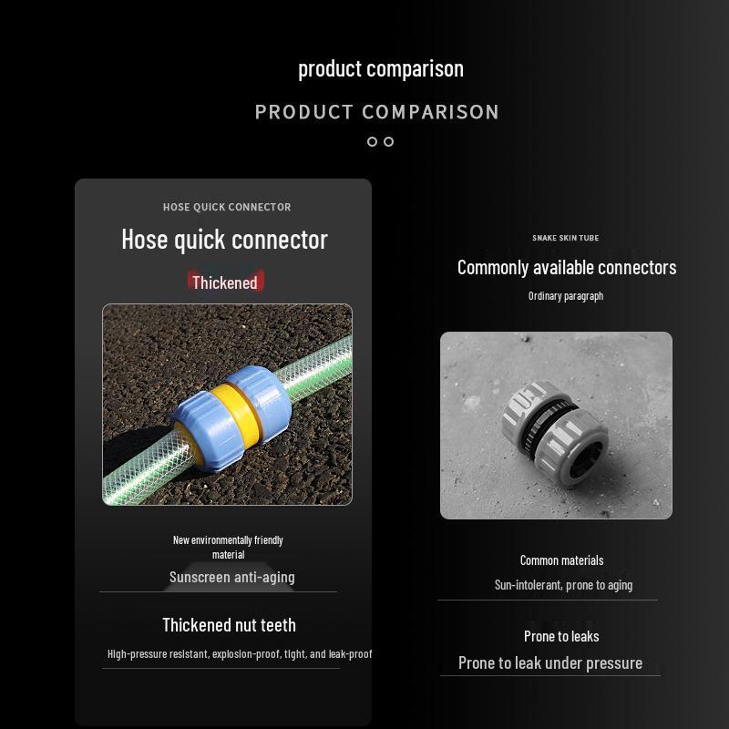 Quick Connect Water Pipe Reducers: 4, 6, 1 Inch Hose Fittings & Docking Adapters
