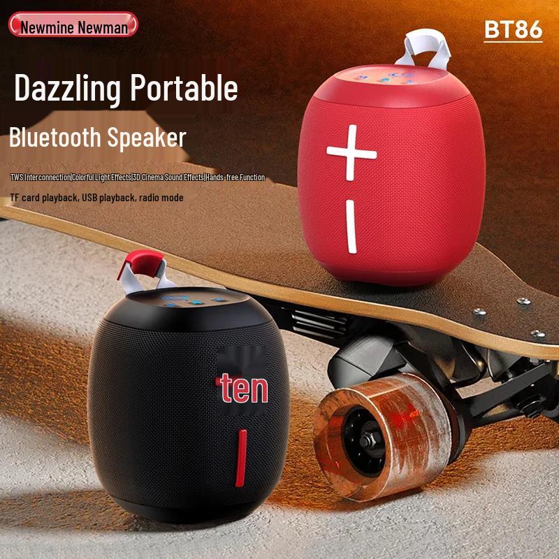 Newman BT86 Mini Portable Bluetooth Speaker CN plug (adapter included)