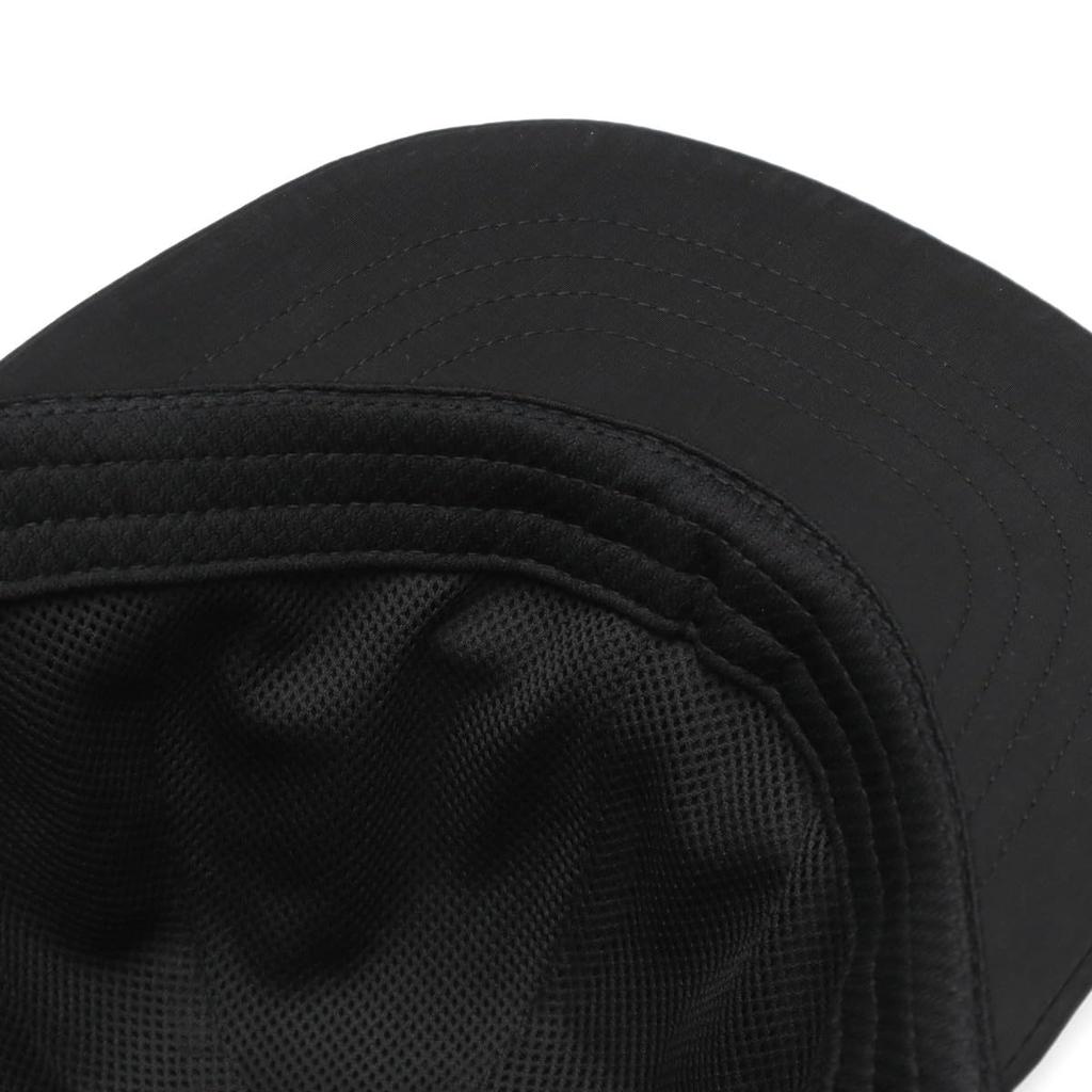 Snow Peak Light Mountain Cloth Cap, size 2, BLACK, AC-25SU017, perfect for camping, outdoor activities, and festivals.