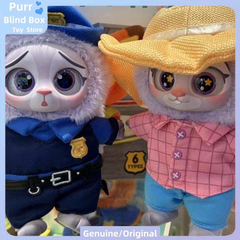 2025 New Authentic Zootopia Judy Rabbit Nick Fox Sheep Blind Box Disney Character Model Pendant Mystery Box Toy Keychain Gift