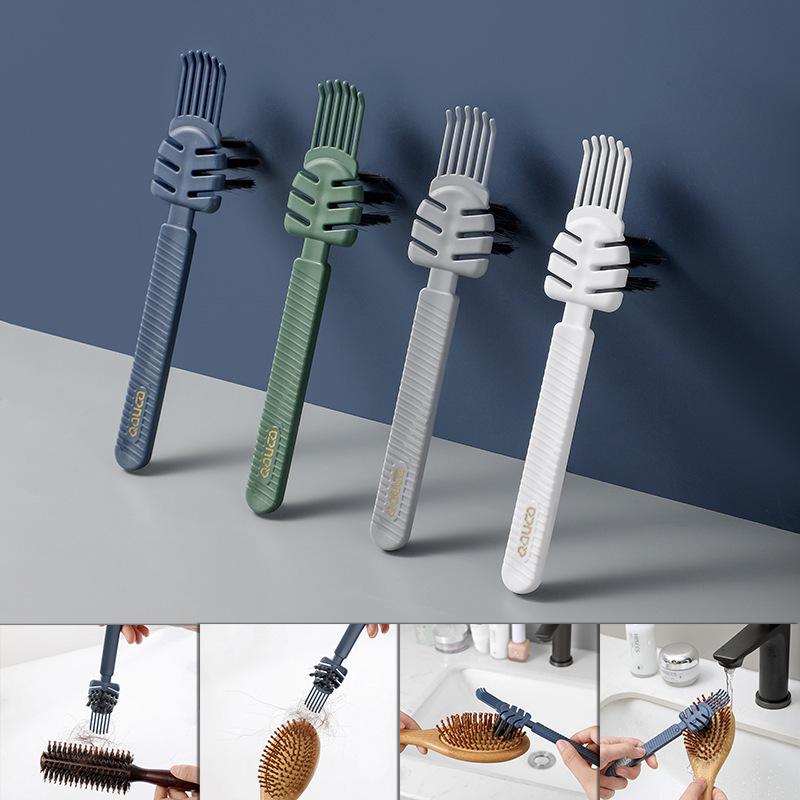 New Simple Comb Cleaning Brush Hollow Cleaning Curly Hair Massage Cleaning Brush To Clean Hair Cleaner