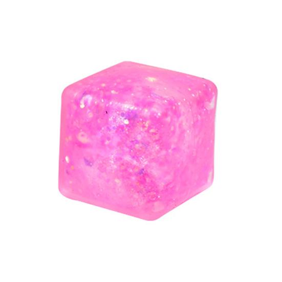 

Мягкая игрушка-антистресс в виде кубика с блестками, предназначенная для снятия тревоги и расслабления. Мячик-антистресс для офисных работников. Настольная игрушка.