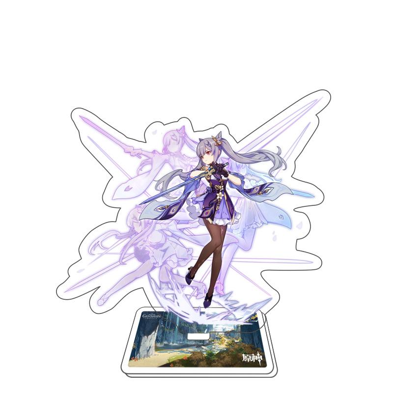 Game Anime Open World Impact Acrylic Figure Stand Painted Desk Decor Ornament 15CM Model Gift