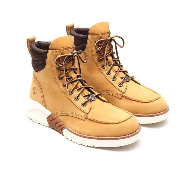 Timberland Durable Shock Absorbing Versatile Comfortable Short Outdoor Boots Men Boots Wheat A27WC