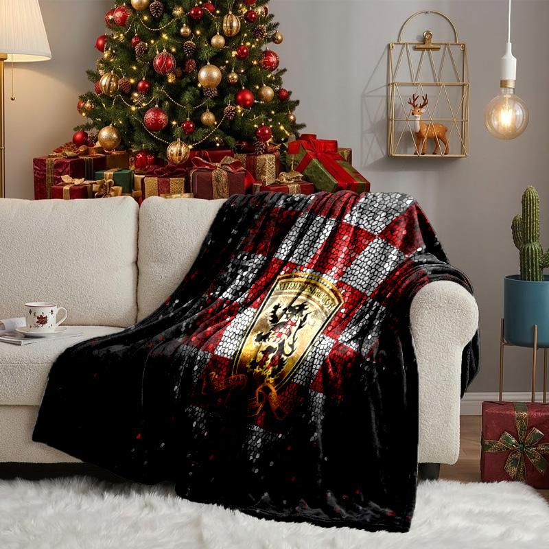 Football Club Middlesbrough Throws Blanket Flannel Blankets Plush for Couch Bed Gifts for Men Women Travel picnic blanket Christmas fan gifts