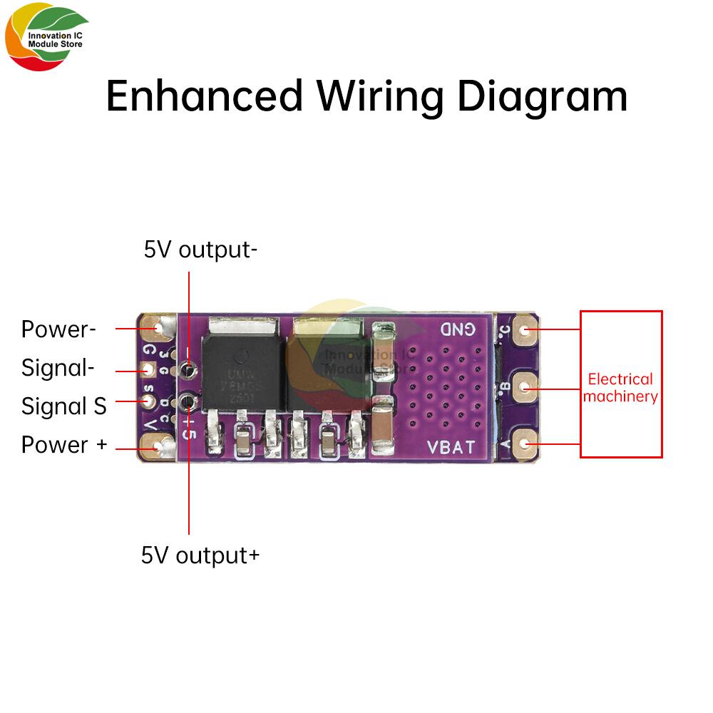 1-1S 11A 11-bit PWM ESC Module AM11 Miniature Brushless Motor Speed Controller Supply Version for Crawler Model Aircraft Motor
