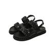 2025 new summer Roman shoes sandals fairy wind beach shoes students thick soles non-slip versatile