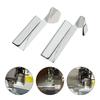 2pcs/set Metal Seam Guide for Industrial Overlock Sewing Machine Stitching Seams Straight Edge Curves Anti-wrinkle Thick/Thin