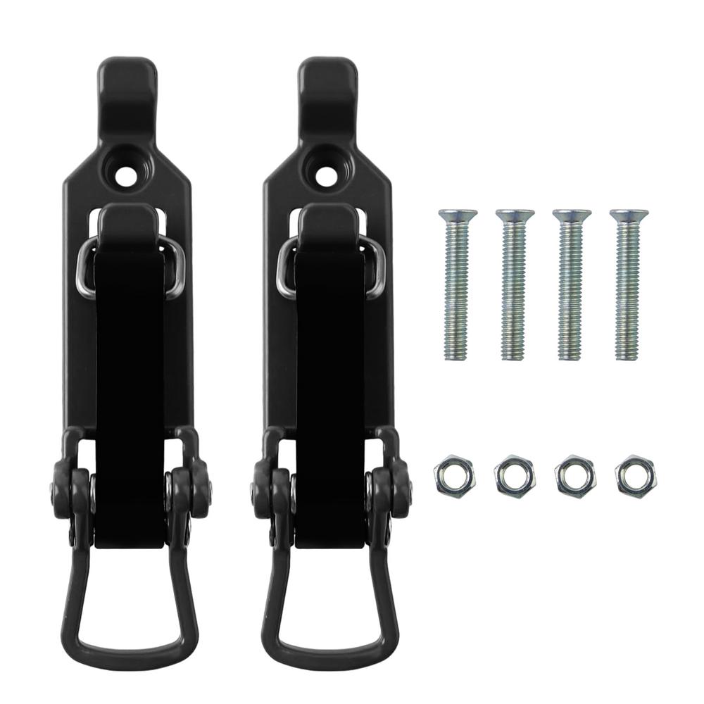 2PCS Shovel Mount for Roof Rack Wall Mounting Brackets Metal Rubber Clamp Space Saving Sturdy Quick Release Shovel Holder