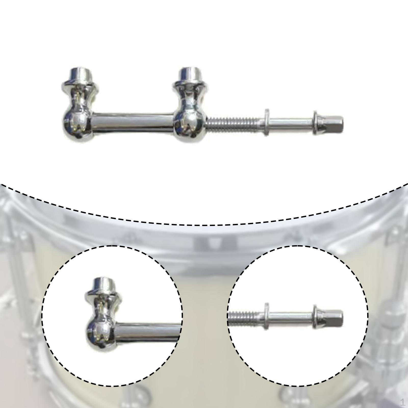 

Комплект барабанных лагов Аксессуары Одинарный конец Замена Легкий Обслуживание музыкального инструмента Hole 3 to 4cm