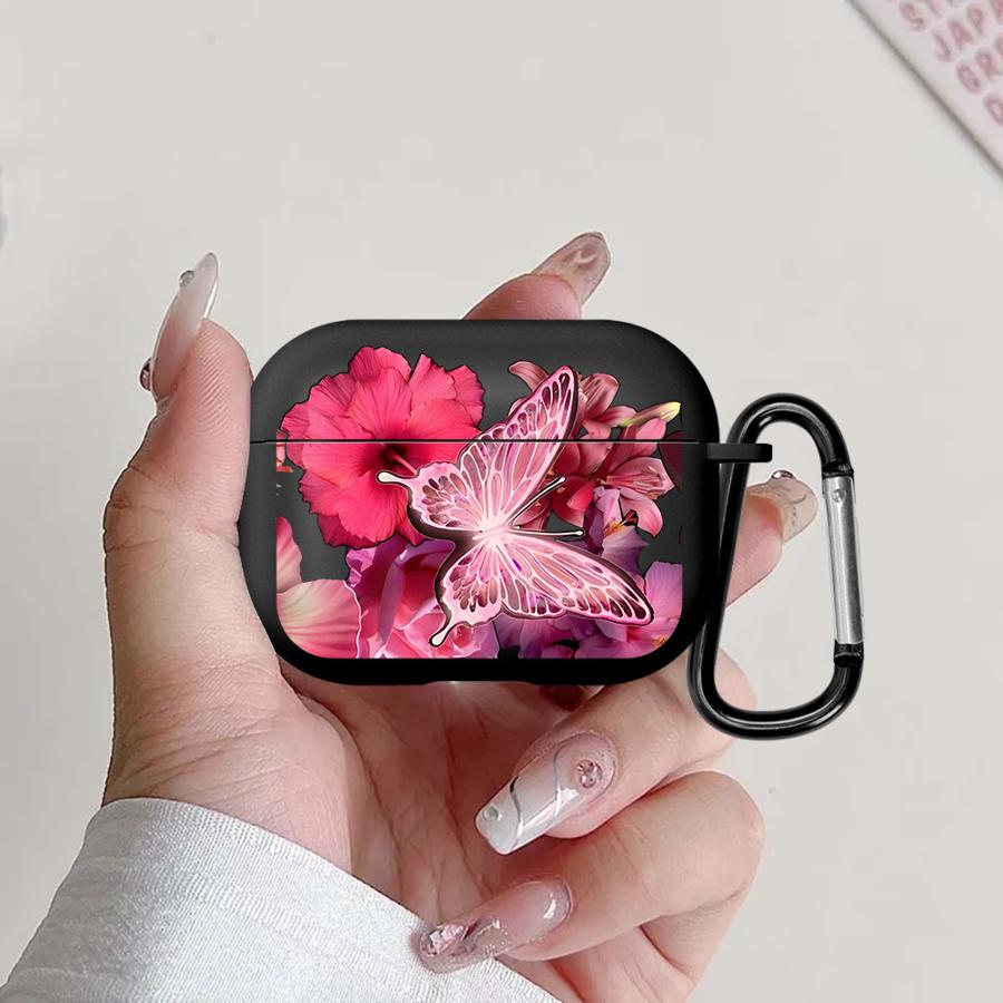 Cartoon Flower Art Earphone Cases Cover Case For Airpods Pro Pro3 3 4 2 1 Pro2 Airpods 3