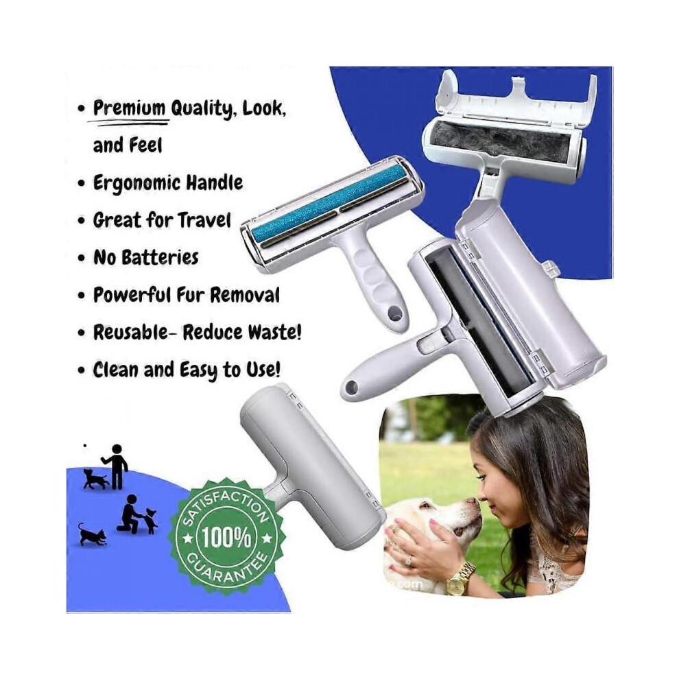 Pet Hair Remover, Reusable Lint Roller,Dog Hair Remover, Pet Hair Remover for Furniture, Couch, Carpet, Car Seat, Portable, Multi-Surface, Pet Hair Re